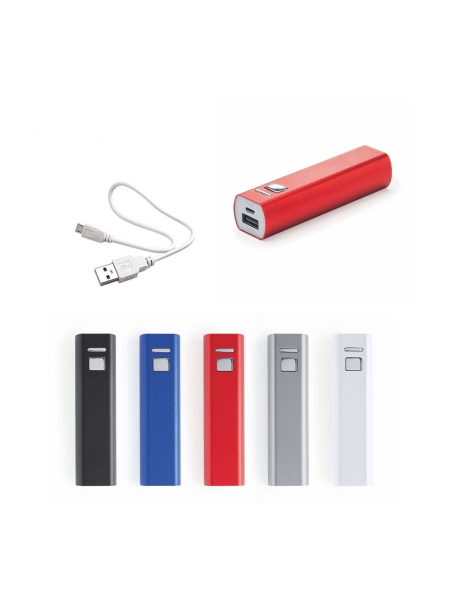 Power Bank in alluminio 2200 mAh Bankes