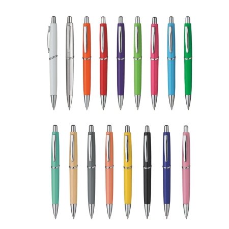Penna Sfera KK in plastica con clip in metallo