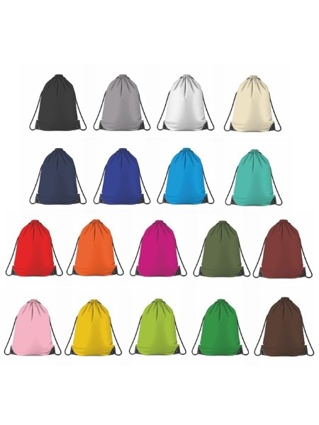 Sacche colorate a zainetto In Poliestere Manu