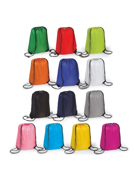 Sacche colorate a zainetto In Poliestere Manu