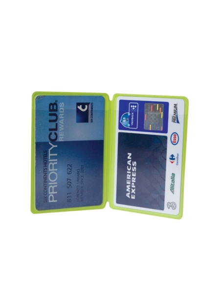 Porta card in TAM Mastik - Misure: 9x6 cm