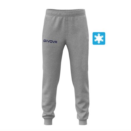 Pantaloni felpa uomo invernali sportivi Givova con logo personalizzato