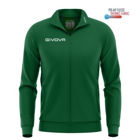 Giubbino sportivo Givova personalizzabile Polarfleece Mono 500