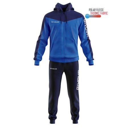 Tuta uomo & donna Roma Polarfleece con cappuccio