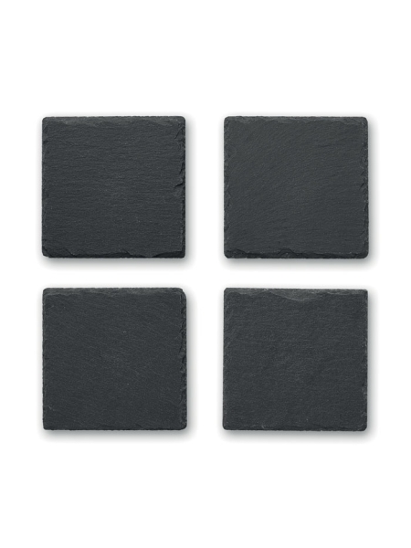 Set di sottobicchieri personalizzato Slate4