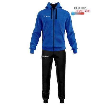 Completi tuta Donna e Uomo sportivi Givova personalizzabili in polarfleece Sorrento