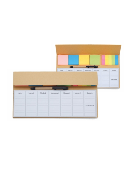 Planning da tavolo personalizzato Eco Mirko cm 31x17,5