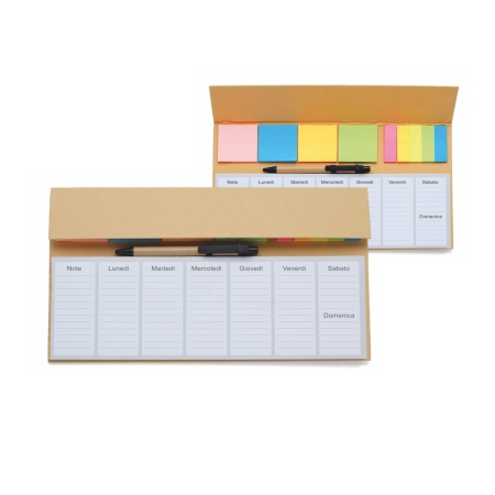 Planning da tavolo personalizzato Eco Mirko cm 31x17,5