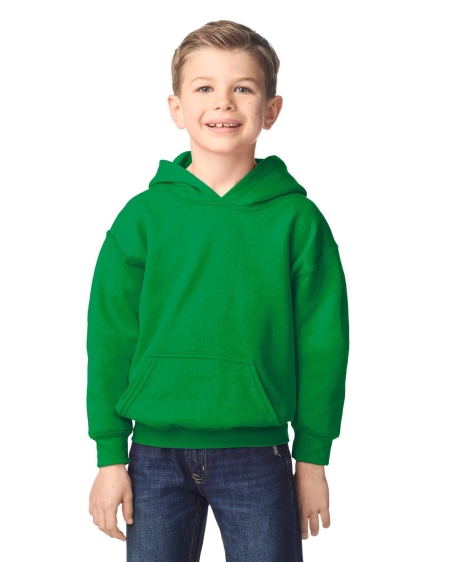Felpa con cappuccio in cotone e poliestere 271 g/m² per bimbi Gildan