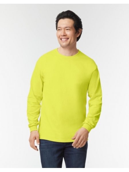 Magliette maniche lunghe personalizzate in cotone Gildan Ultra Cotton