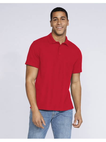 Polo piquet doppio uomo DryBlend® - GILDAN