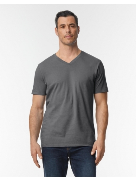 Maglietta da uomo personalizzata Gildan V-Neck