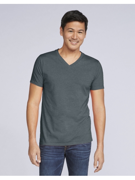 Gildan Mens Softstyle® V-Neck T-Shirt -  GILDAN