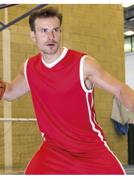 Men`s Quick Dry Basketball Top - SPIRO