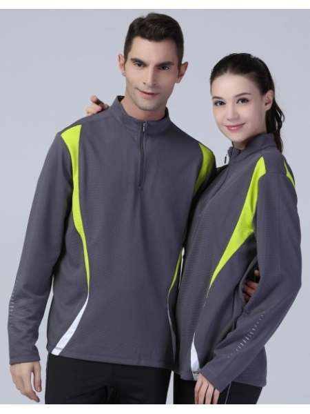 Maglia mezza zip unisex sportiva personalizzabile Spiro Trial Trainig Top
