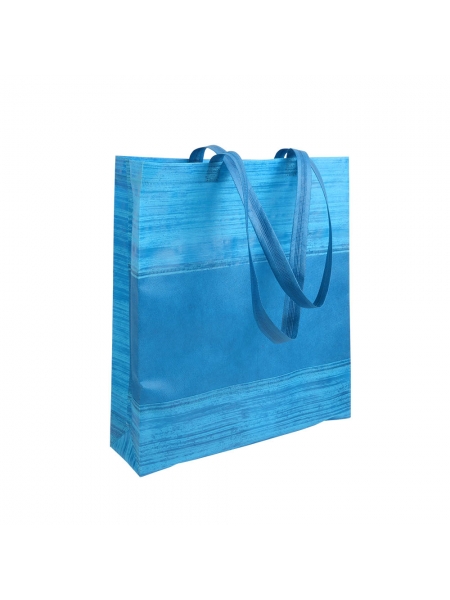 Shopper personalizzate decorate in tnt 38x42x10 cm