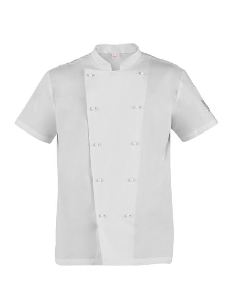 Casacca cuoco maniche corte personalizzata Giblor's Tommaso