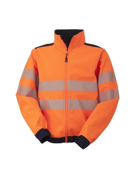 Pile in softshell alta visibilità personalizzato Rossini Tech Hi-Vis