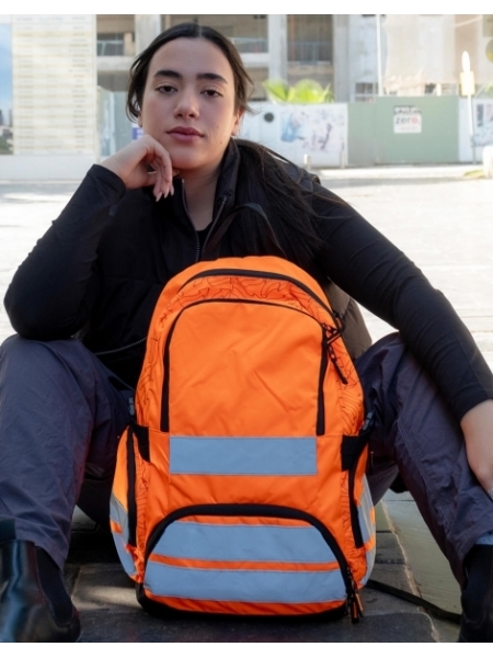 Zaino alta visibilità porta pc personalizzabile Shugon London