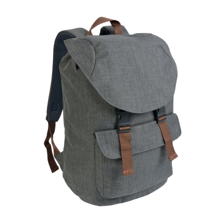Zaino poliestere personalizzato two tone effetto melange