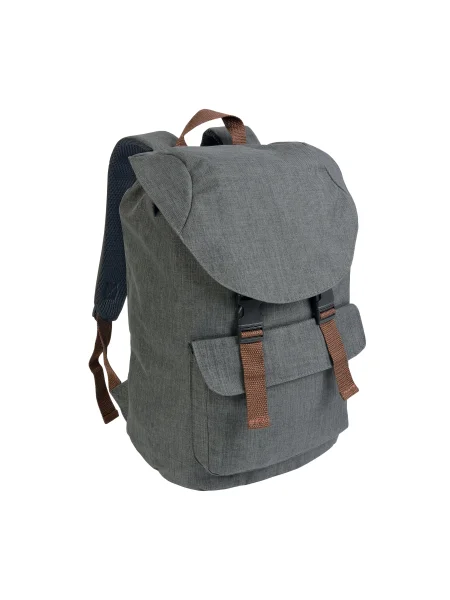 Zaino poliestere personalizzato two tone effetto melange 20 L