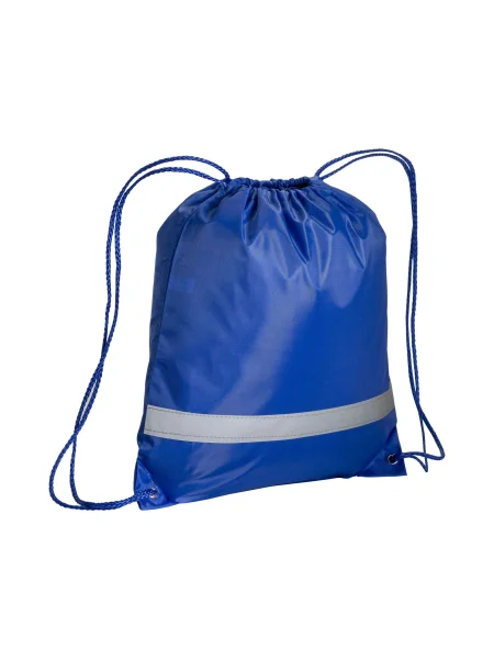 Zainetto in poliestere con banda catarifrangente Morbegno 37 x 40 cm