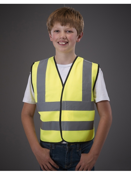Gilet catarifrangente bambini personalizzati Yoko Children 2 Band & Braces Waistcoats