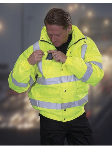 Giubbotto alta visibilità personalizzato Yoko Hi Vis Classic Bomber