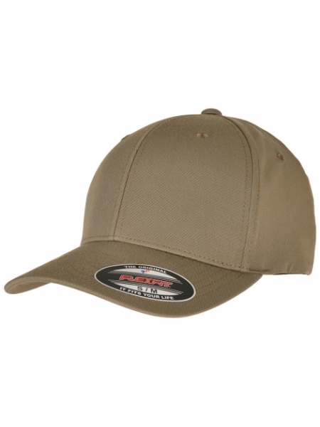 Cappellino basebell in poliestere riciclato personalizzato Flexflit Recycled Polyester Cap