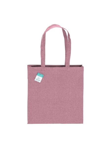 Shopper in cotone riciclato personalizzata Allie 38 x 42 x 8 cm.