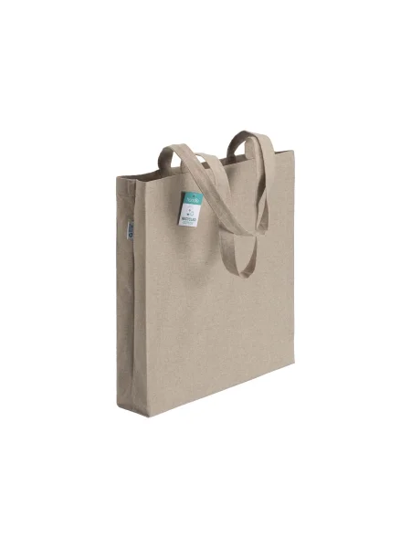 Shopper in cotone riciclato personalizzabile Ischia 190 38 x 42 x 8 cm