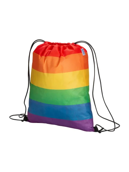 Zainetto con nome in R-Pet personalizzabile 70 g/m² Bardolino 38 x 42 cm