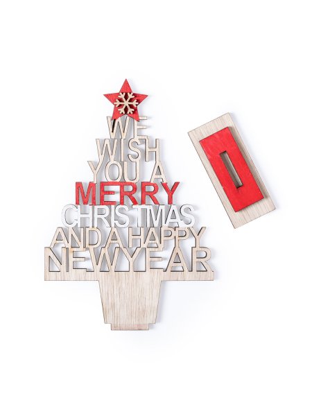 Albero di Natale stilizzato in legno