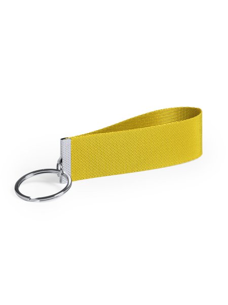 Portachiavi con nastro in poliestere personalizzato Tofin