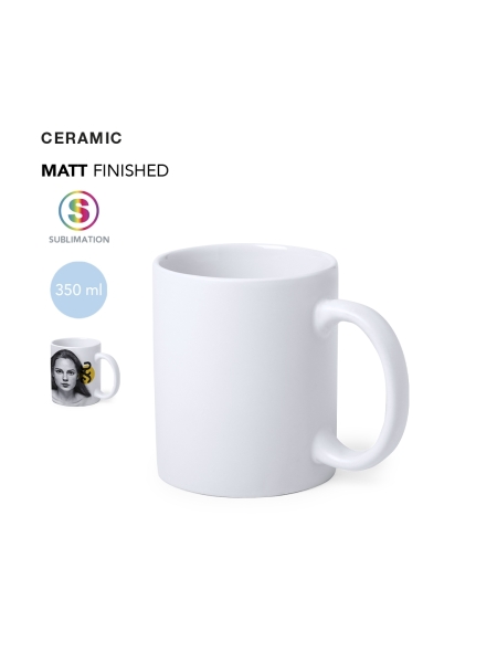 Tazza Sublimazione Talmex in ceramica 350 ml