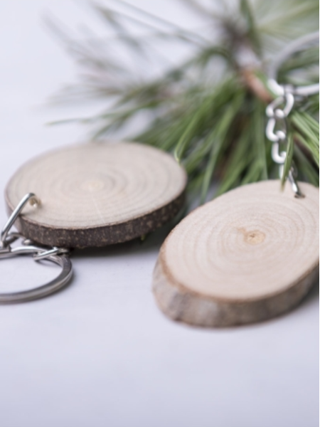 Portachiavi in legno personalizzabili Selton