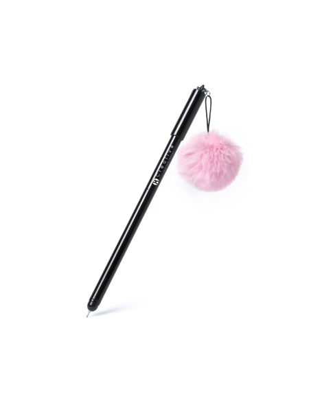 Penna economica con Pom Pom personalizzata Ladys