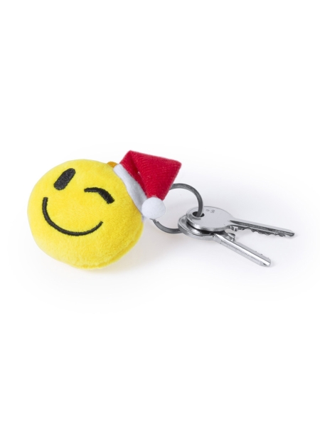 Portachiavi natalizi peluches con emoji personalizzati Hansen