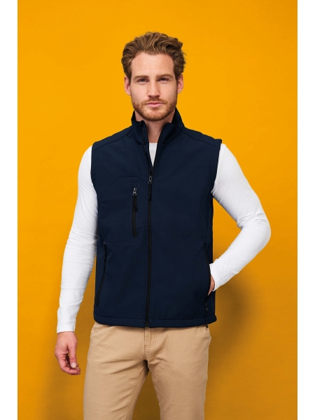 Gilet in softshell da uomo personalizzato Sol's Rallye Men