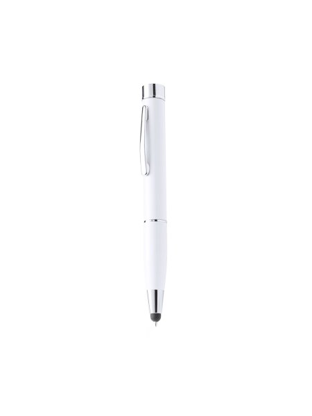 Penna touch in metallo con powerbank personalizzati Solius
