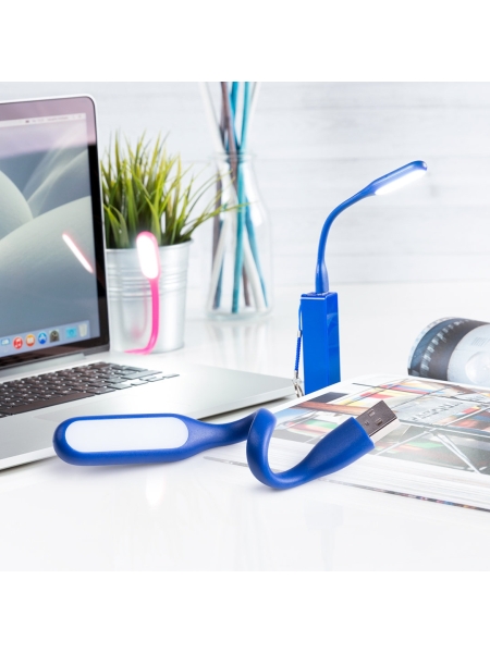 Lampada LED con presa usb personalizzabile