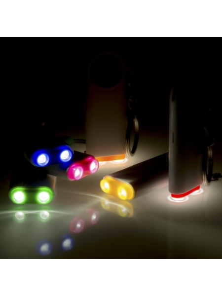 Portachiavi gettone carrello spesa e torcia LED personalizzato Kipor