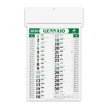 Calendari Farmacia Olandesi Passafoglio cm. 31x53,5