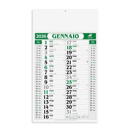 Calendari Olandesi Farmacia personalizzati Gigante 31,5 x 53 cm