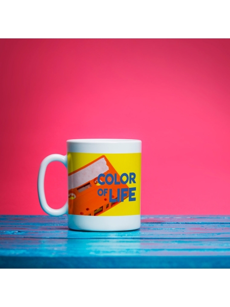 Tazza in ceramica per sublimazione personalizzata Bornel da 350 ml