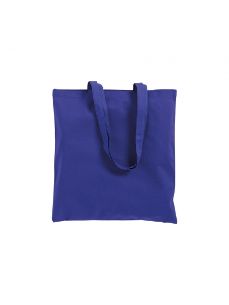 Shopper 42x42 Manici Lunghi Shopper In Cotone 135 G/mq - Borsa Tote Manici Lunghi, 42x42 Cm, 17 Colori (Blu) Borse Shopper Cotone Manici Lunghi - 9