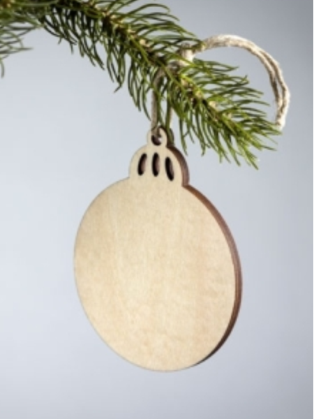 Decorazione natalizia in legno personalizzata Yasum