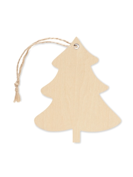 Decorazione natalizia in legno personalizzata Kiva