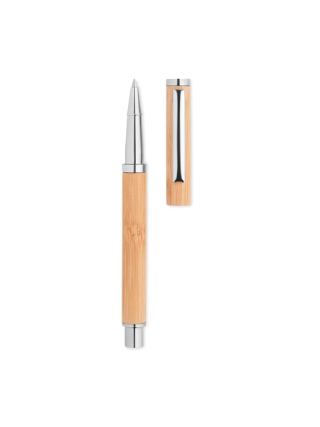 Penna gel in bamboo da personalizzare