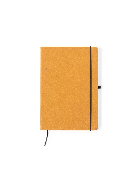 Taccuino formato a5 copertina pelle riciclata personalizzabile Tefan